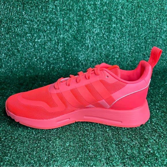 NEW Adidas Womens Size 8 (7Y) Sneakers Shoes Neon Pink Coral GX2223 - Picture 7 of 10